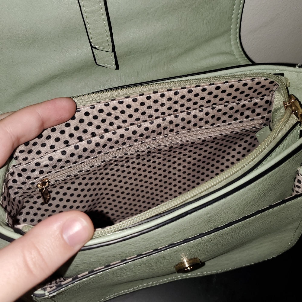 Mint Green Crossbody Bag - Picture 7 of 8